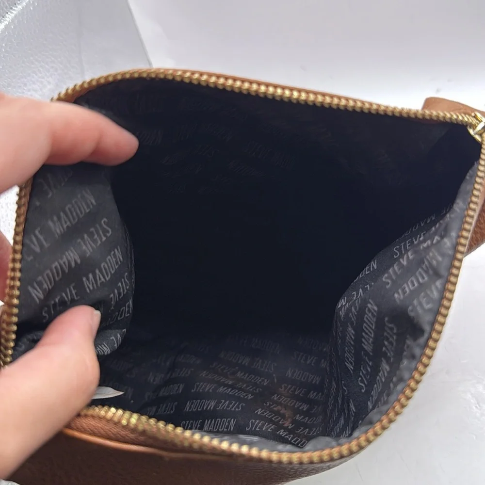 Steve Madden Makeup Toiletry Bag Brown